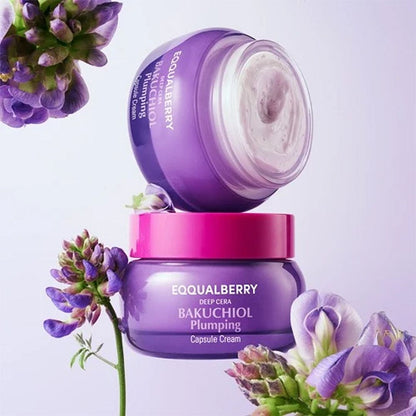 EQQUALBERRY Deep Cera Bakuchiol Plumping Capsule Cream - 50ml