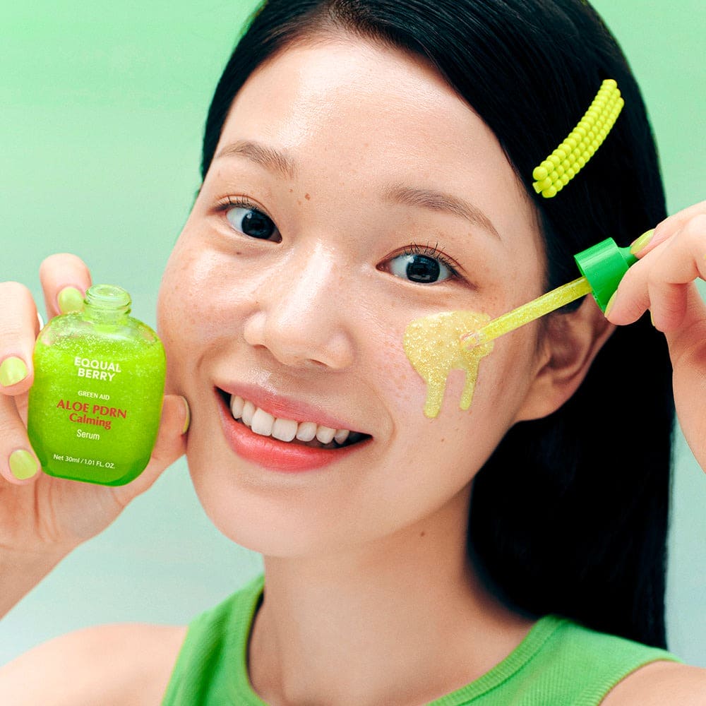 EQQUALBERRY Green Aid Aloe PDRN Calming Serum - 30ml