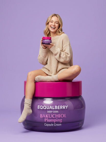 EQQUALBERRY Bakuchiol Plumping Capsule Cream