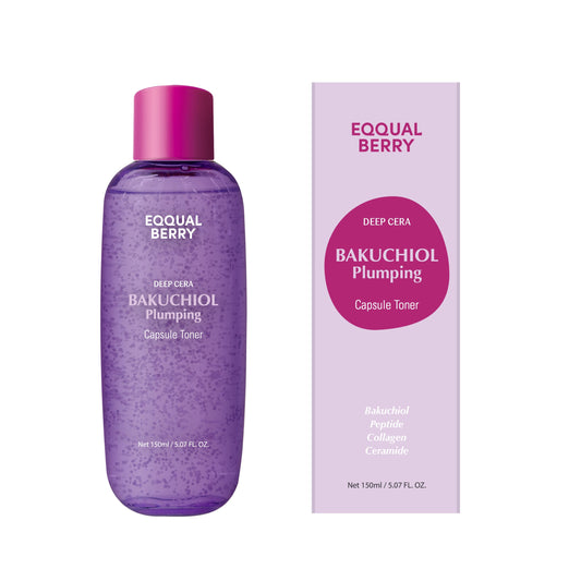 EQQUALBERRY Bakuchiol Plumping Capsule Toner (150ml)