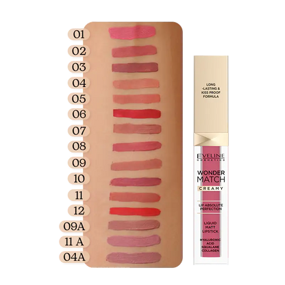 Eveline Cosmetics Wonder Match Liquid Matt Lipstick- 11A SweetPink