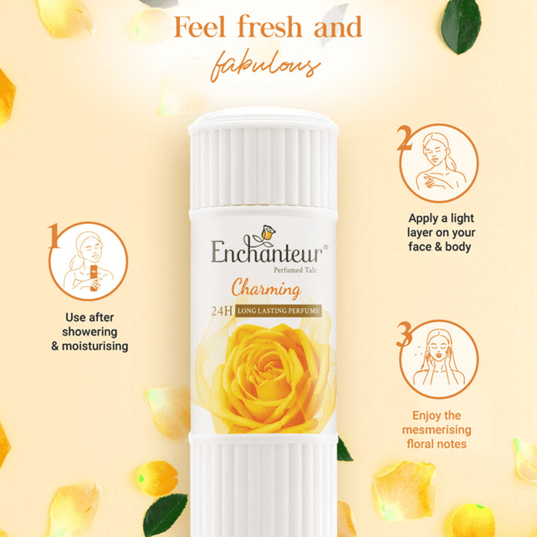 Enchanteur Charming Perfumed Talc - 125g