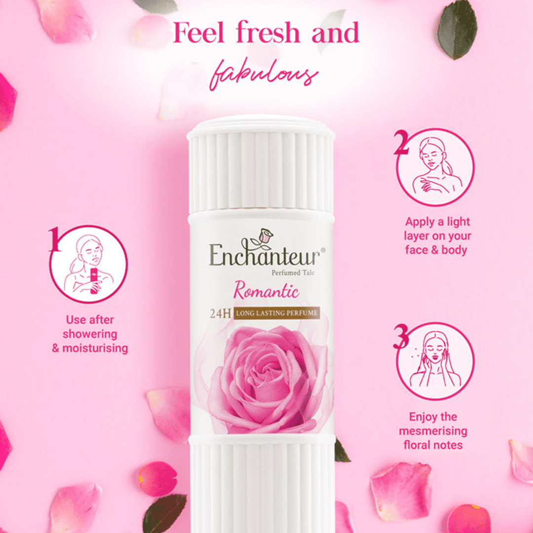 Enchanteur Romantic Perfumed Talc - 125g