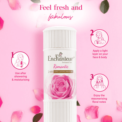 Enchanteur Romantic Perfumed Talc - 125g