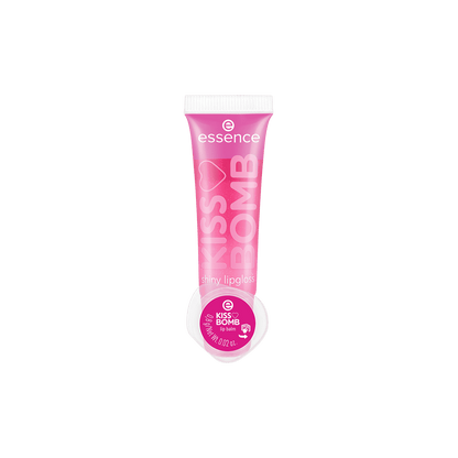 Essence Kiss Bomb Shiny Lip Gloss & Lip Balm - 01 Strawberry Sweetie
