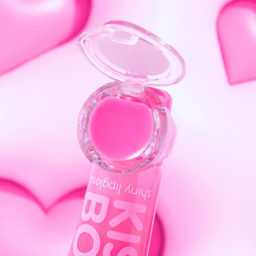Essence Kiss Bomb Shiny Lip Gloss & Lip Balm - 01 Strawberry Sweetie