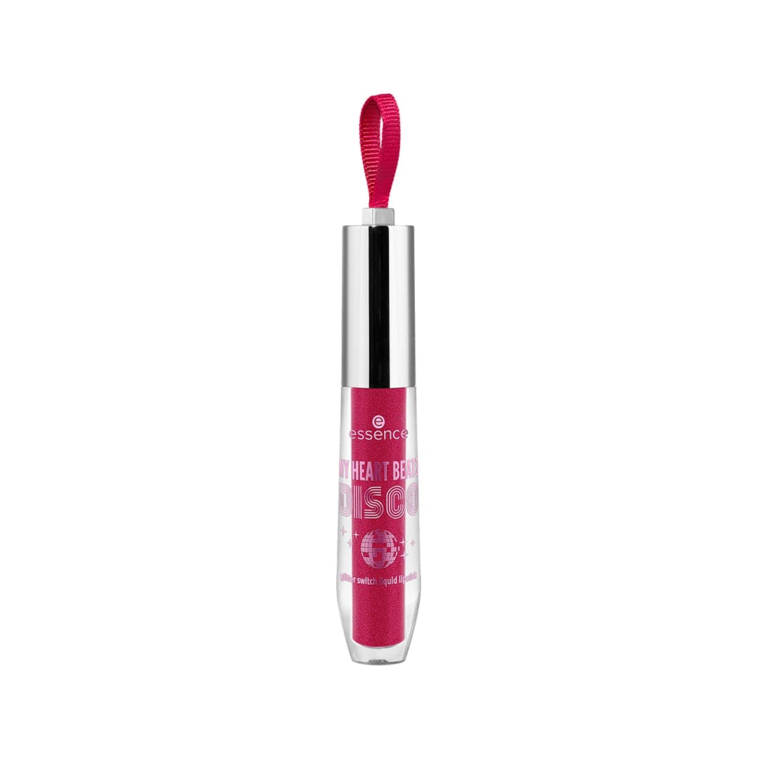 Essence My Heart Beats Disco Glitter Switch Liquid Lipstick