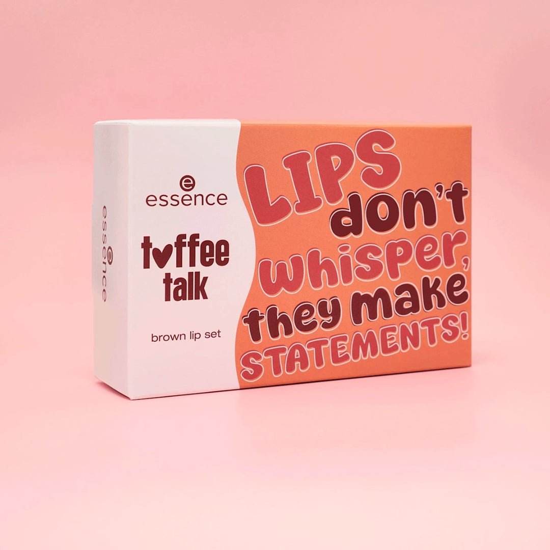 Essence Toffee Talk Brown Lip Set