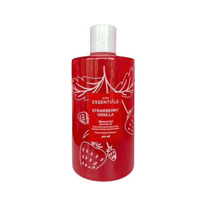 Essentials Strawberry Vanilla Shower Gel - 500ml