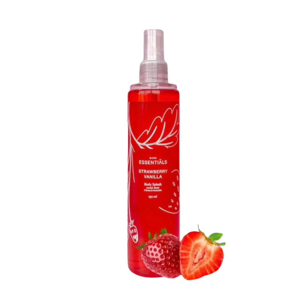 Essentials Strawberry Vanilla Body Splash - 250ml