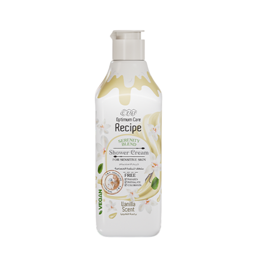 Serenity Blend Shower Cream - For Sensitive Skin (Vanilla Scent)