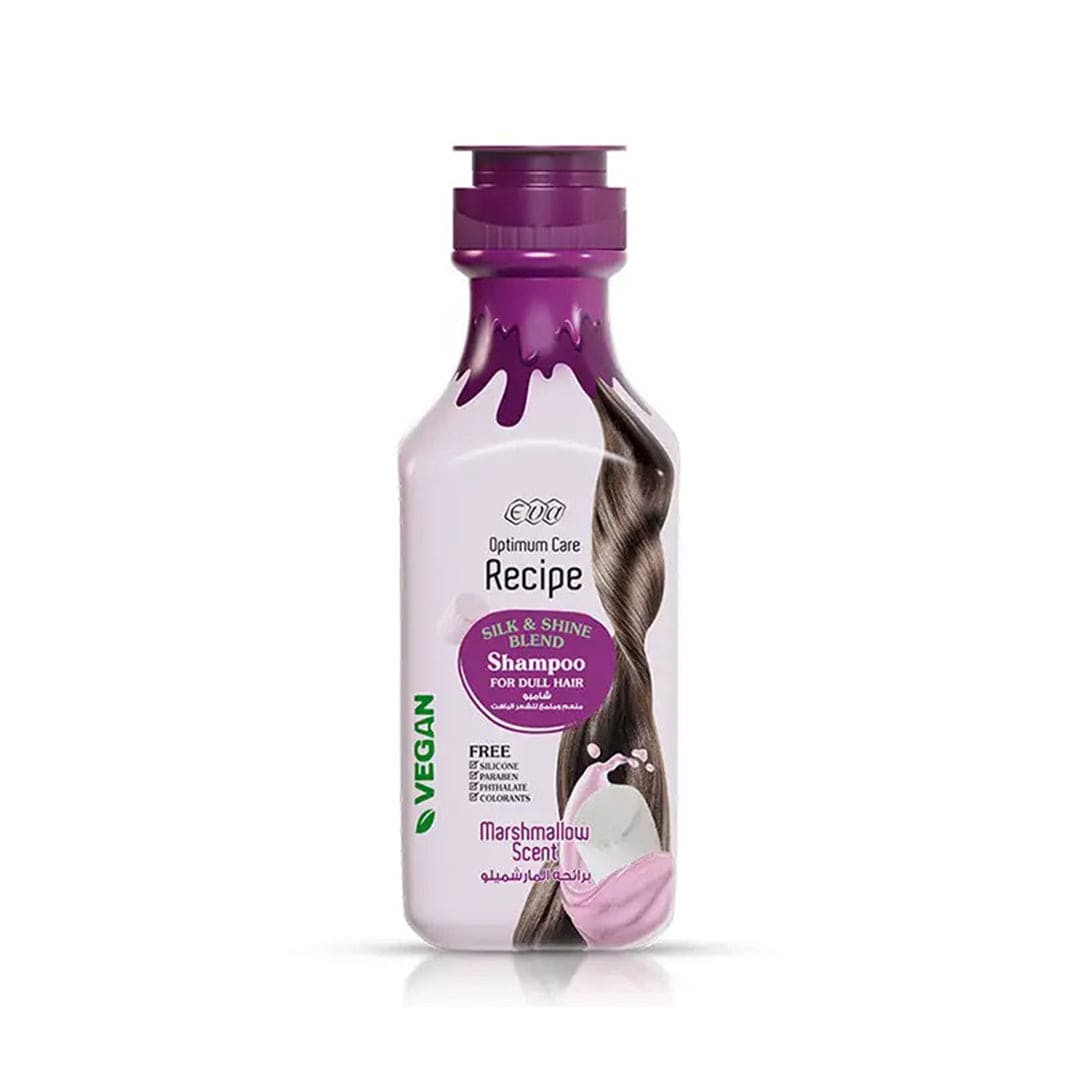 Eva Optimum Care Recipe Silk & Shine Blend Shampoo For Dull Hair - Marshmallow Scent