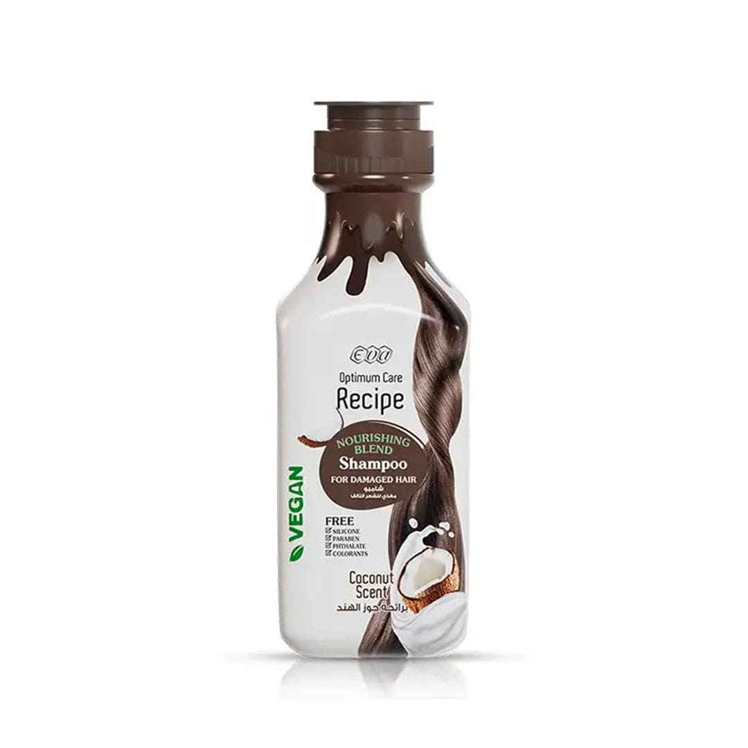 Eva Optimum Care Recipe Nourishing Blend Shampoo For Damaged Hair - Coconut Scent