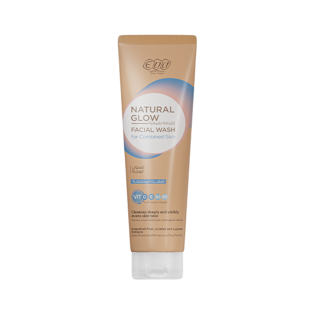 Natural Glow Facial Wash - For Combined Skin
