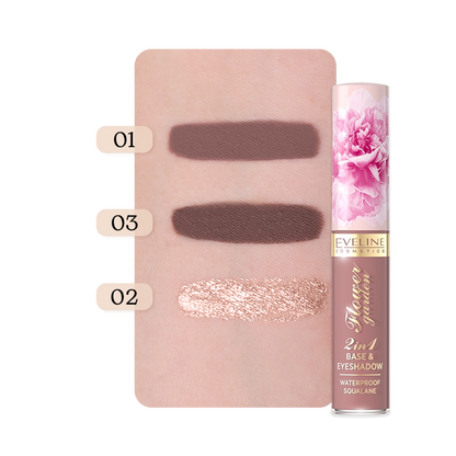 Eveline Cosmetics Flower Garden 2 in 1 Base & EyeShadow 01