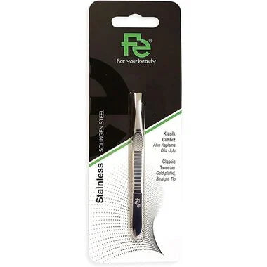 Fe Gold Plated Tweezers 1 Piece FEPI015