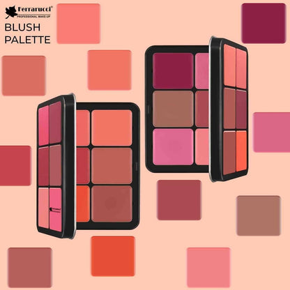 Ferrarucci 12 Color Cream Blush Palette