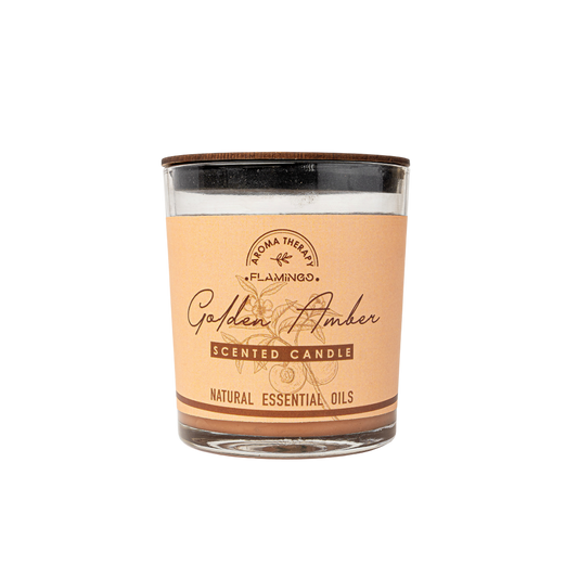 Golden Amber Aromatherapy Candle
