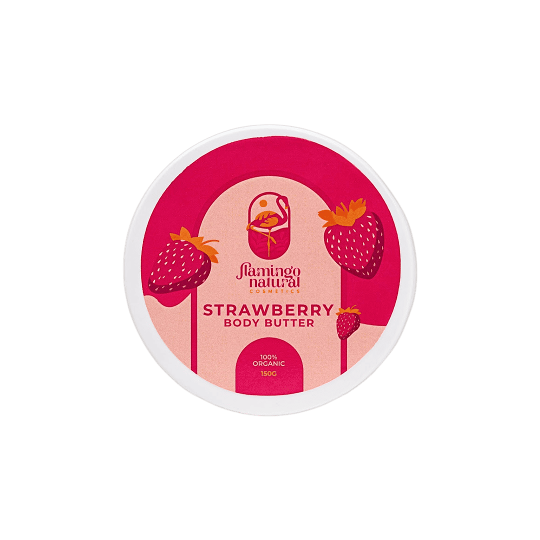 Flamingo Natural Strawberry Body Butter - 150g