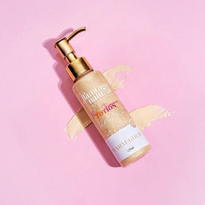 Flamingo Natural Warm Gold Shimmer Body Lotion - 125ml