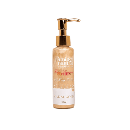 Flamingo Natural Warm Gold Shimmer Body Lotion - 125ml