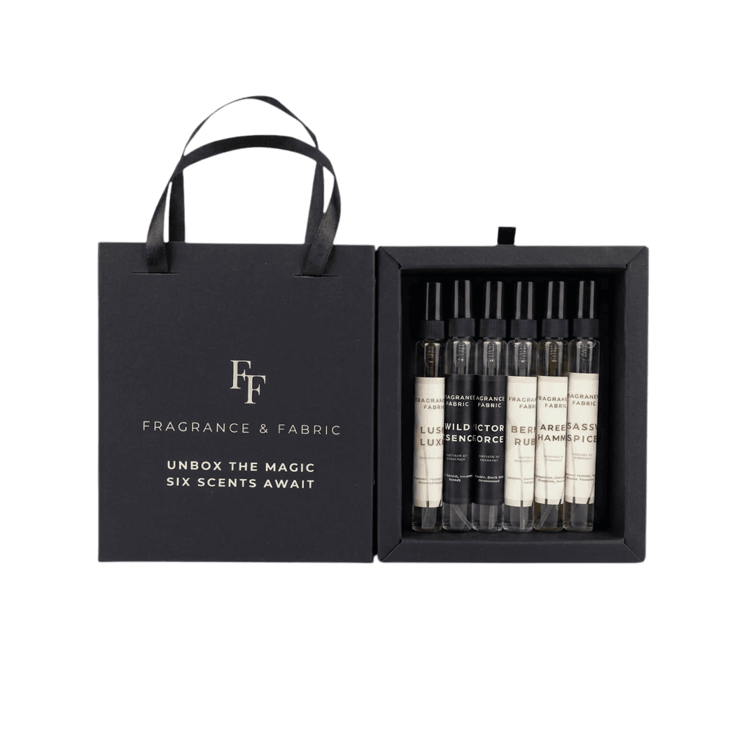 Fragrance & Fabric Unisex Set Of 6 Bottles x 10 ml