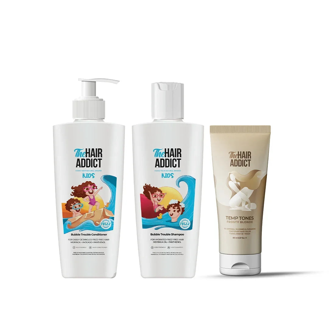 Kids Color & wash kit - Frosty Blonde (Temp Tones)