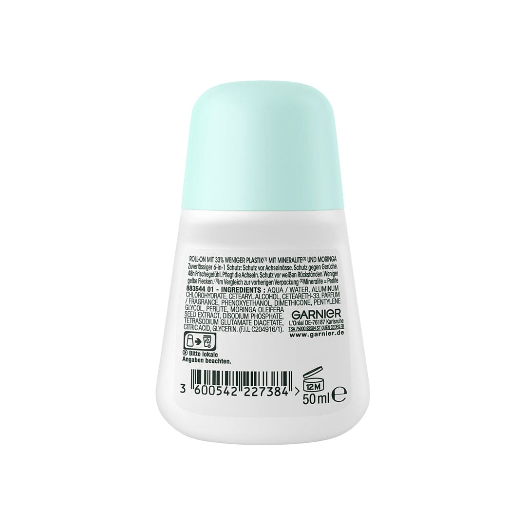 GARNIER Mineral 6-in-1 Protection 48h Anti-Transparent Deodorant - Blumig Frisch