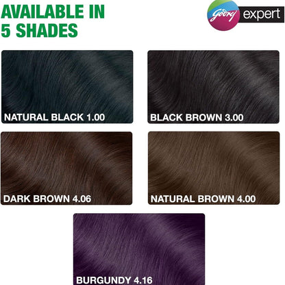 Godrej Expert Rich Creme Hair Color - Natural Black 1.00