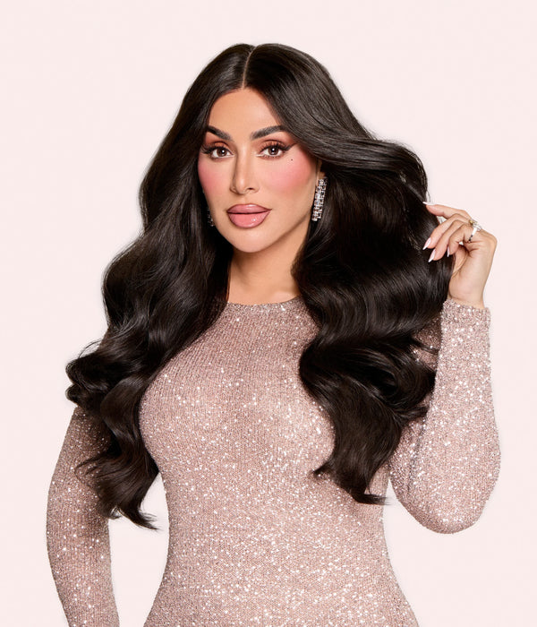 وصلات شعر Beauty Works Barely There بمشابك - لون فحمي (Midnight Kohl)