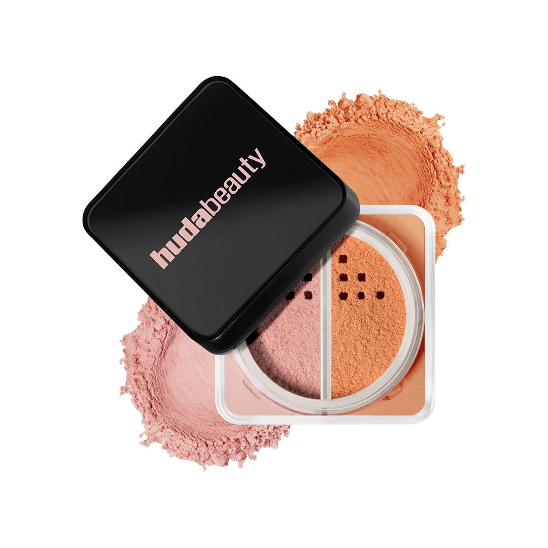 Huda Beauty Easy Bake Loose Powder Brightening + Correcting Duo