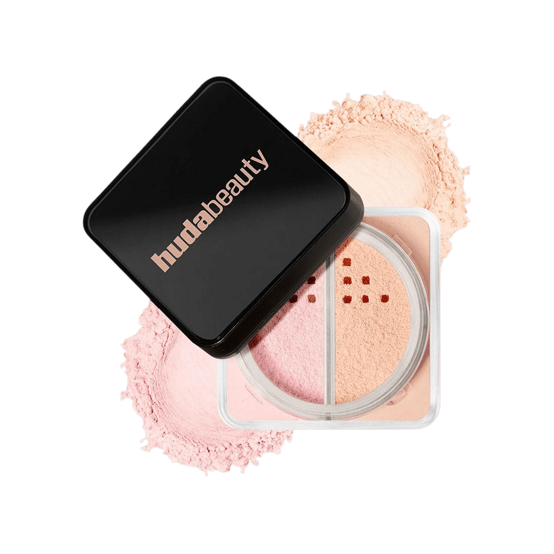 Huda Beauty Easy Bake Loose Powder Brightening + Correcting Duo
