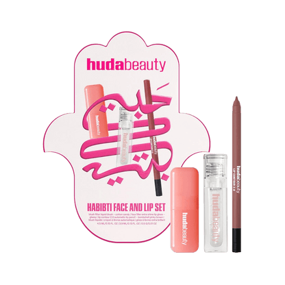 Huda Beauty Habibti Face And Lip Set - LIMITED EDITION