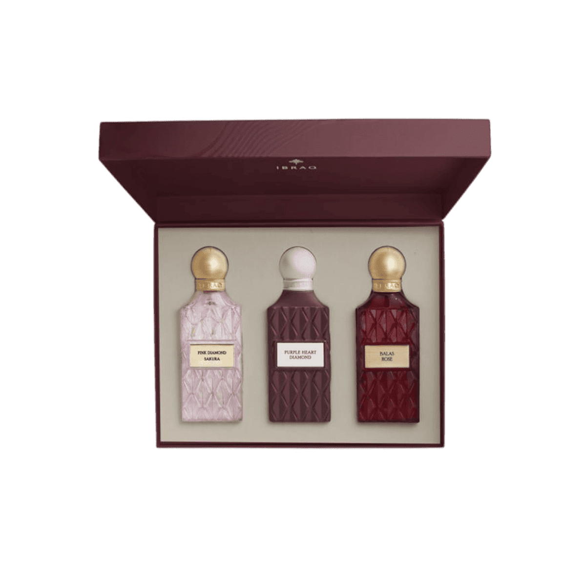 IBRAQ Diamond Collection ( Balas Rose - Purple Heart - Pink Sakura )