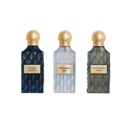 IBRAQ Diamond Collection ( Black Incense - Blue Aqua - Sapphire Leather )