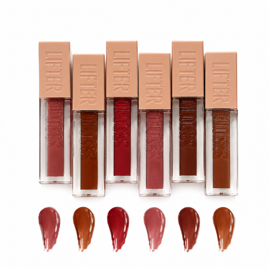 6 colors Lifter Gloss Shiny Pigmented Set Thick Applicator’s Lip Gloss