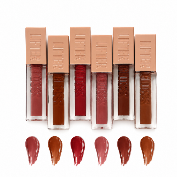 6 colors Lifter Gloss Shiny Pigmented Set Thick Applicator’s Lip Gloss