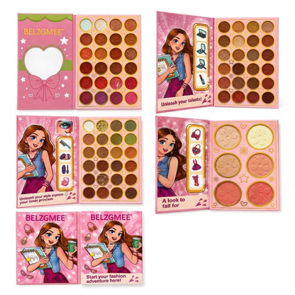 78 Colors Eyeshadow - Blusher - Highlighter Makeup Book