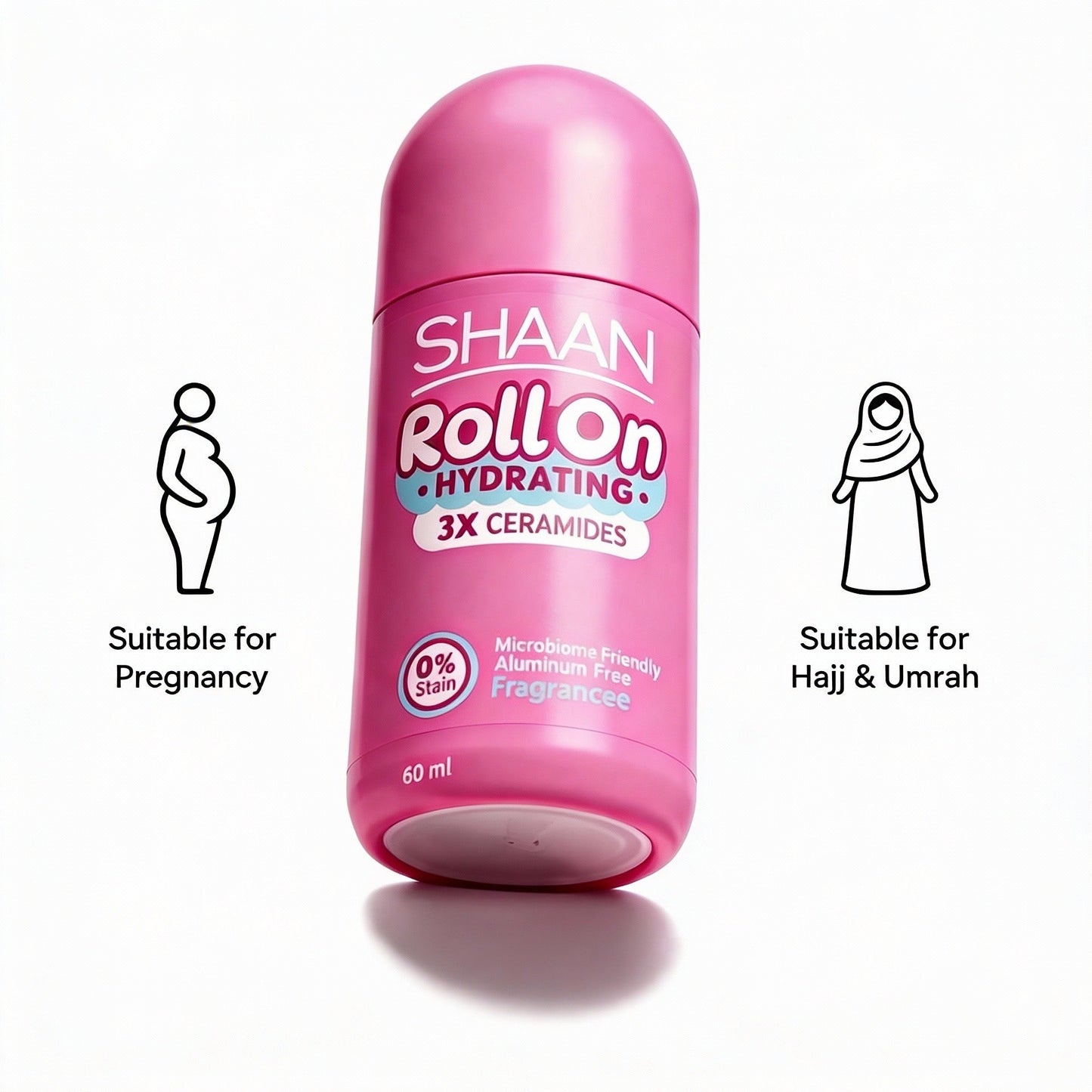 Shaan Hydrating Roll on Fragrance Free 60ml
