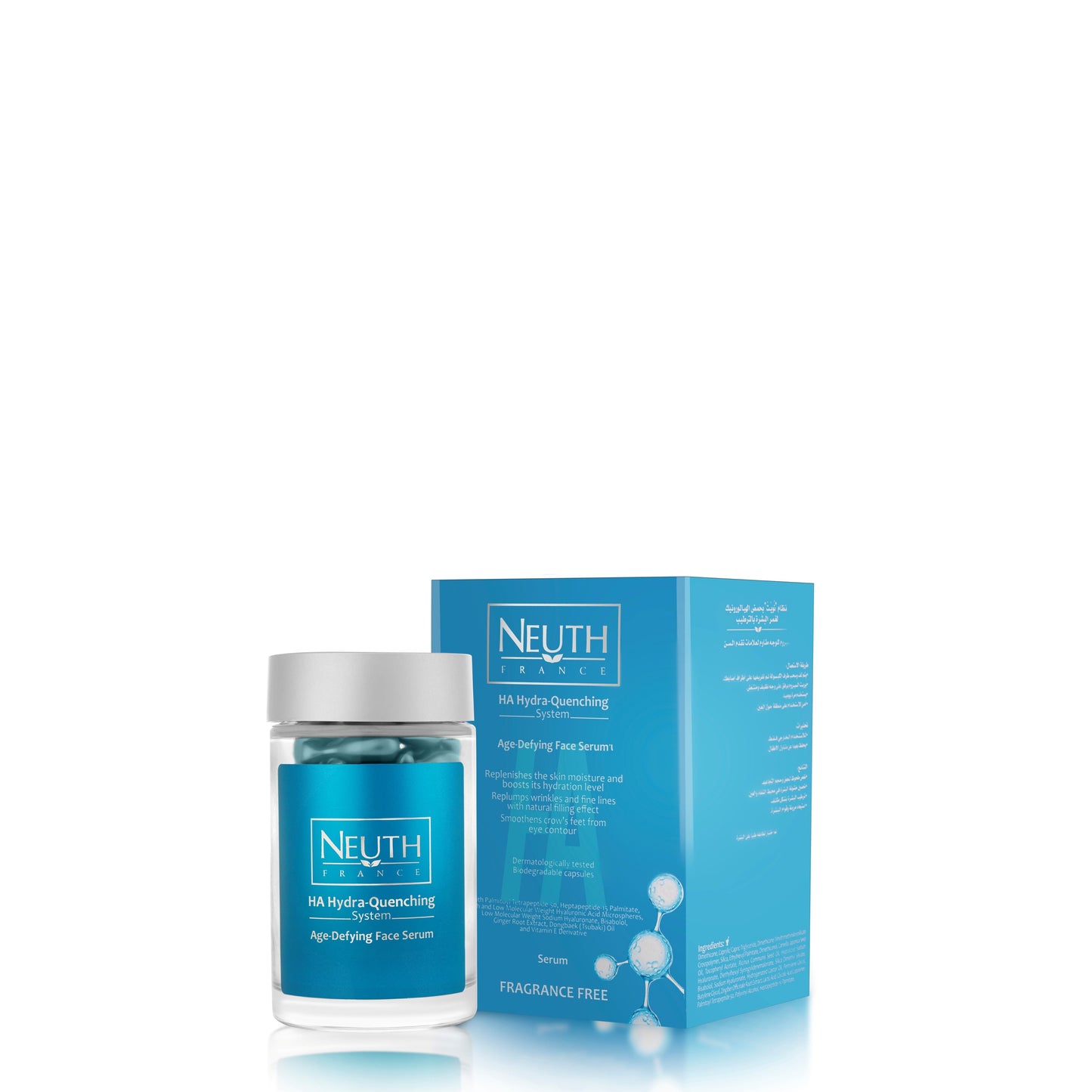 NEUTH HA Hydra- Quenching system Age- Defying Face Serum 50 capsules