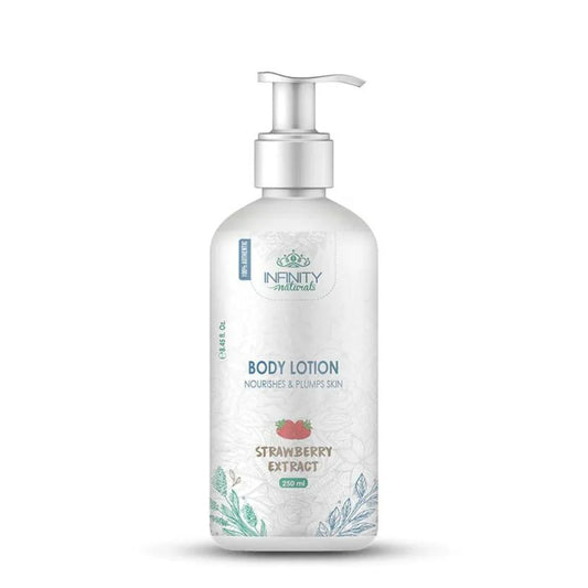 Infinity Naturals Body Lotion Nourishes &Plumps Skin With Strawberry Extract