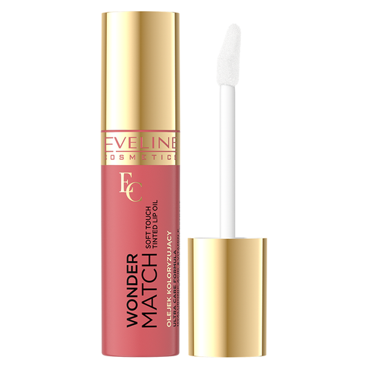 Eveline Cosmetics Wonder Match Soft touch tinted lip oil- 04 raspberry sorbet 5 ml