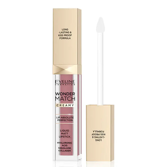Eveline Cosmetics Wonder Match Liquid Matt Lipstick 04 A mallow Flower