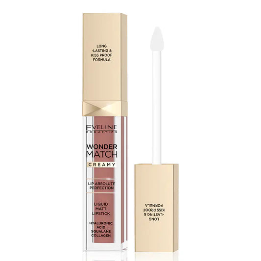 Eveline Cosmetics Wonder Match Liquid Matt Lipstick- 09 A Milky Nude