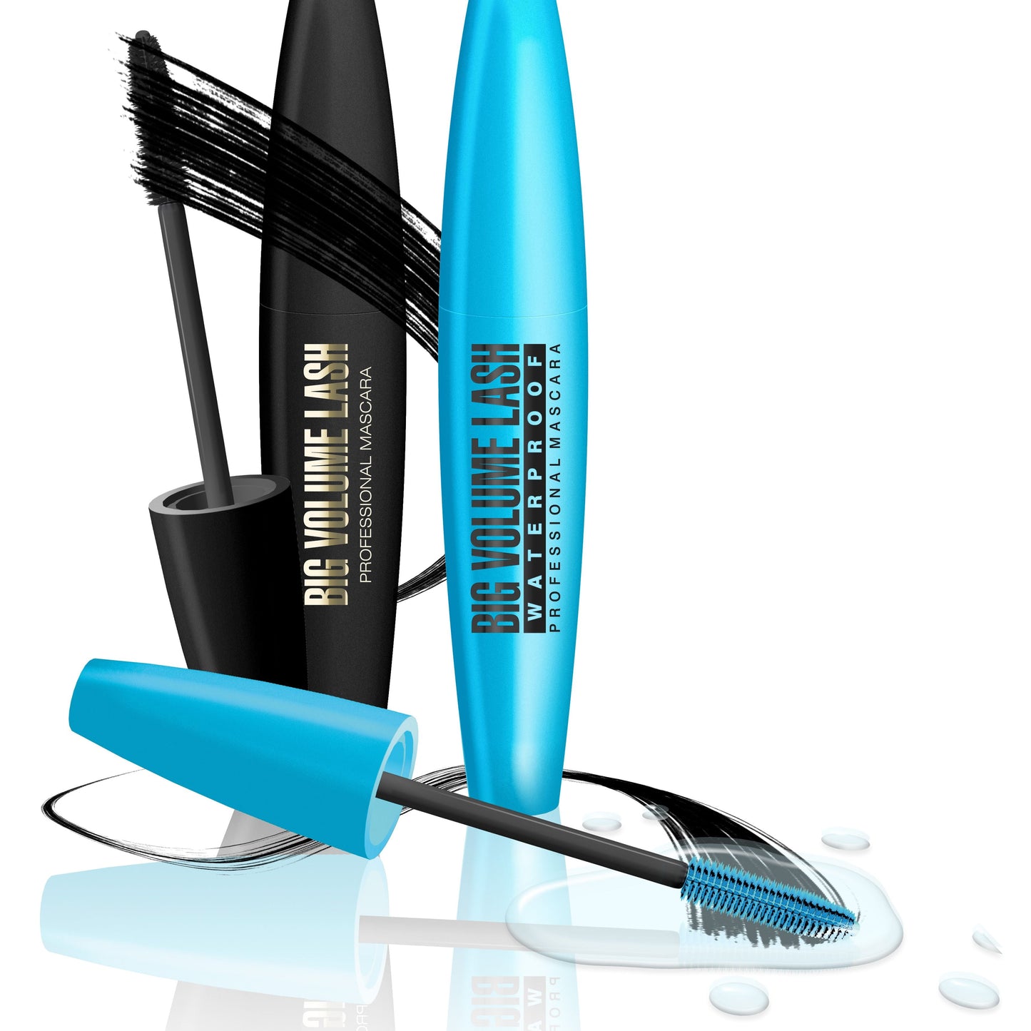 EVELINE COSMETICS BIG VOLUME LASH WATERPROOF PROFESSIONAL MASCARA