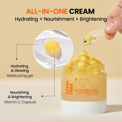 K-Secret Seoul 1988 Capsule Cream : Niacinamide 5% + YUJA