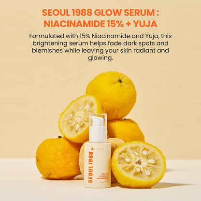 K-Secret Seoul 1988 Glow Serum : Niacinamide 15% + YUJA - 30ml