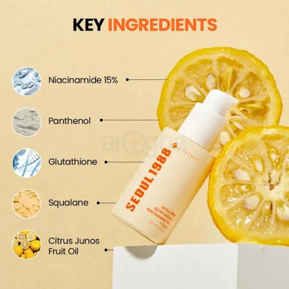 K-Secret Seoul 1988 Glow Serum : Niacinamide 15% + YUJA - 30ml