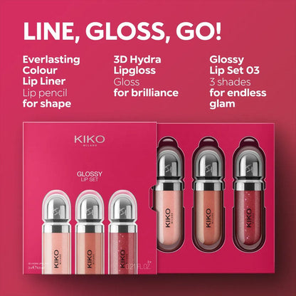 KIKO Milano Glossy Lip Set - #03