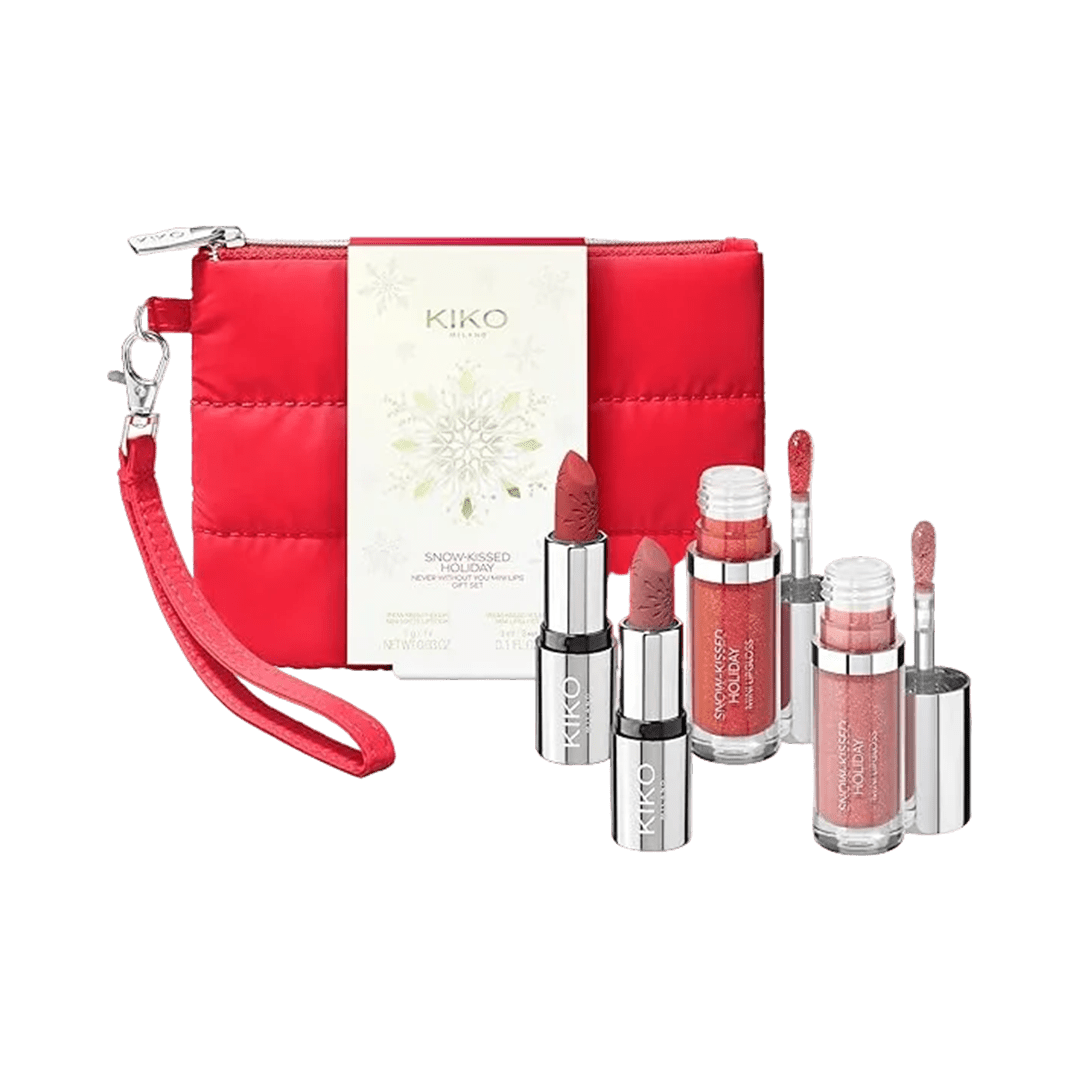 KIKO Milano Snow-kissed Holiday Never Without You Mini Lips Gift Set